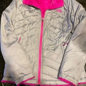 NorthFace Coat Reversible Barely Worn Almost New